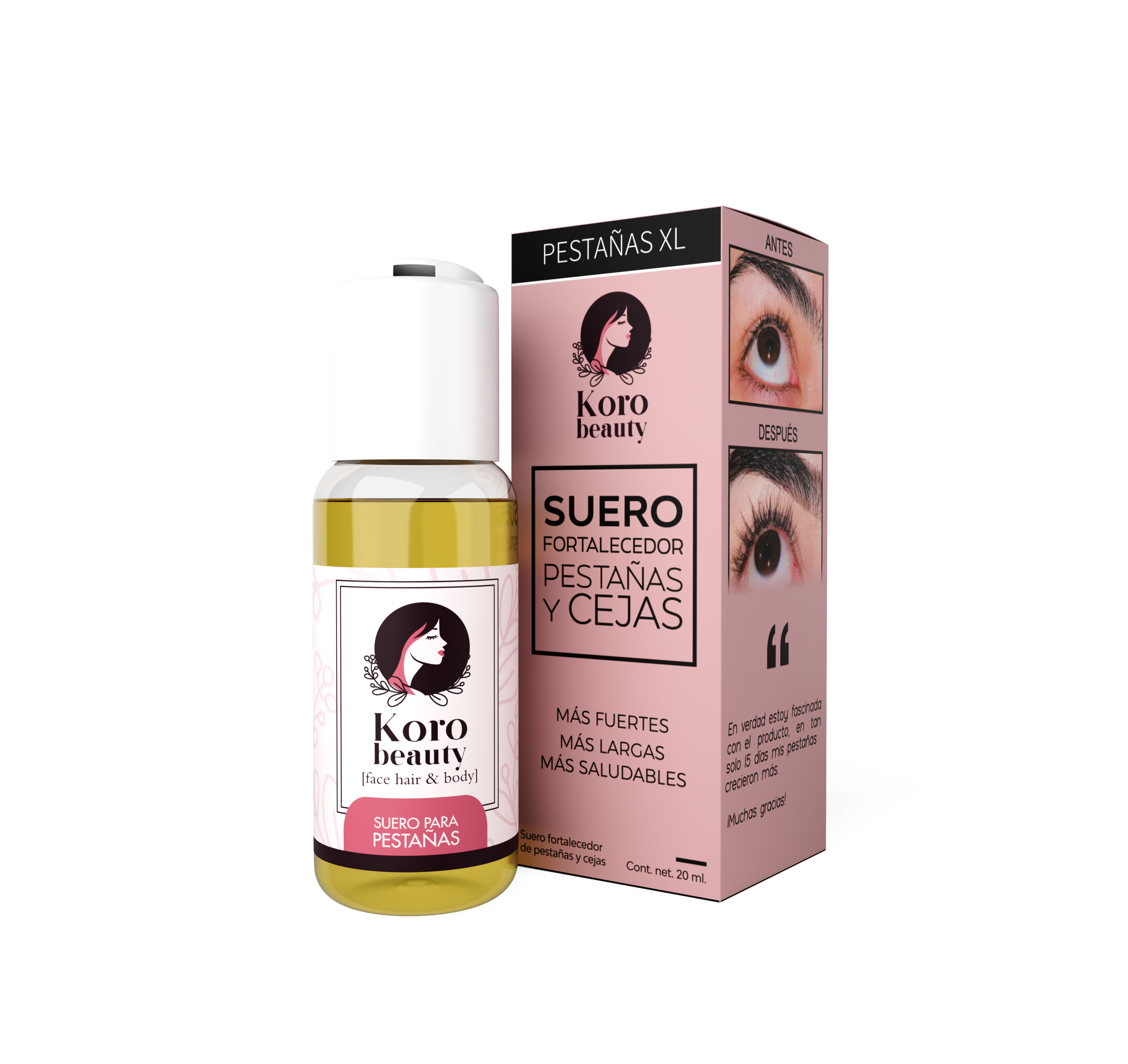 Kit suero para pestañas y cejas